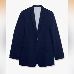NWT IZOD Boys' Bi-Stretch Blazer Jacket Bank Blue size 14